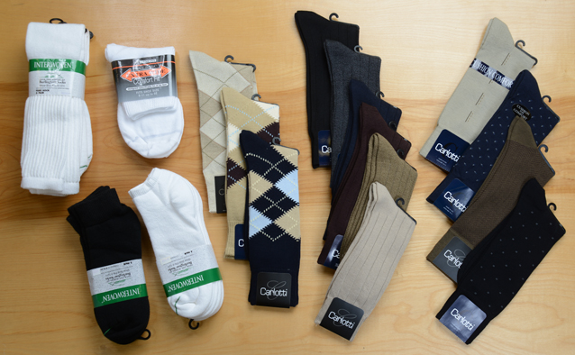 Mens socks in regular, long and kingsize!