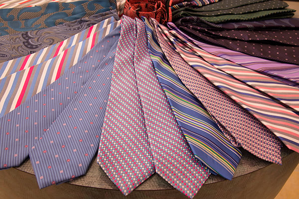 Pick your silk tie from hundreds of styles and colors