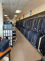 New store long suit wall